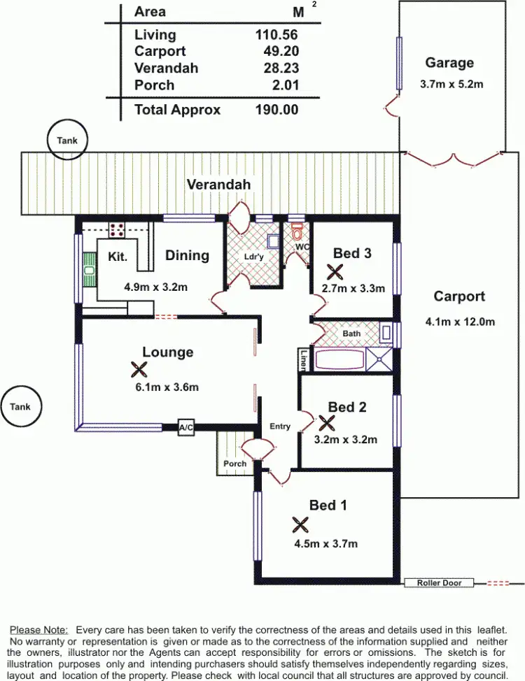 Floorplan of Homely house listing, 1 Buckingham Drive, Salisbury East SA 5109