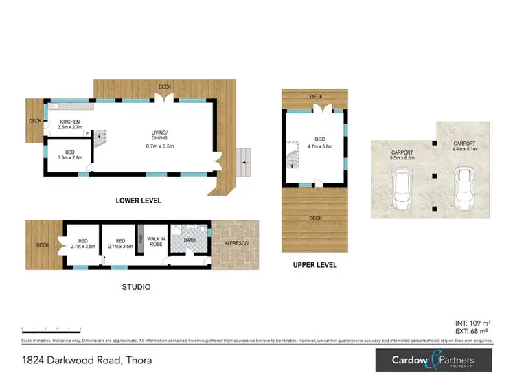 Floorplan of Homely rural property listing, 1824 Darkwood Rd, Bellingen NSW 2454