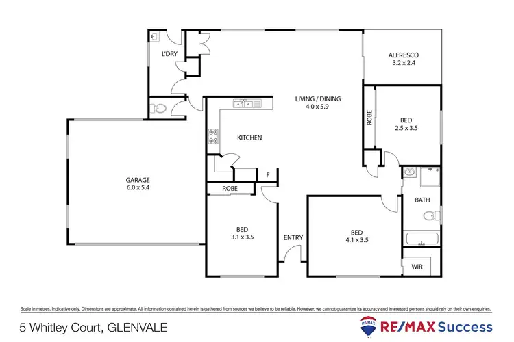 Floorplan of Homely house listing, 5 Whitley Court, Glenvale QLD 4350