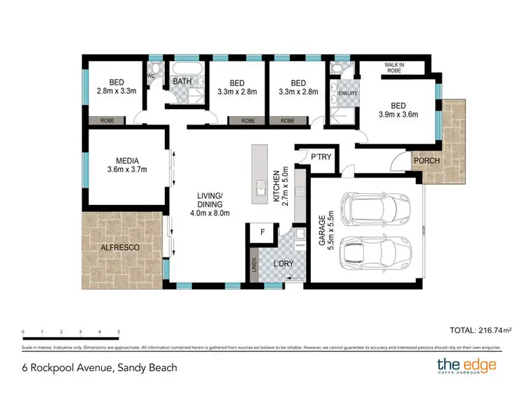 Floorplan of Homely house listing, 6 Rockpool Avenue, Sandy Beach NSW 2456