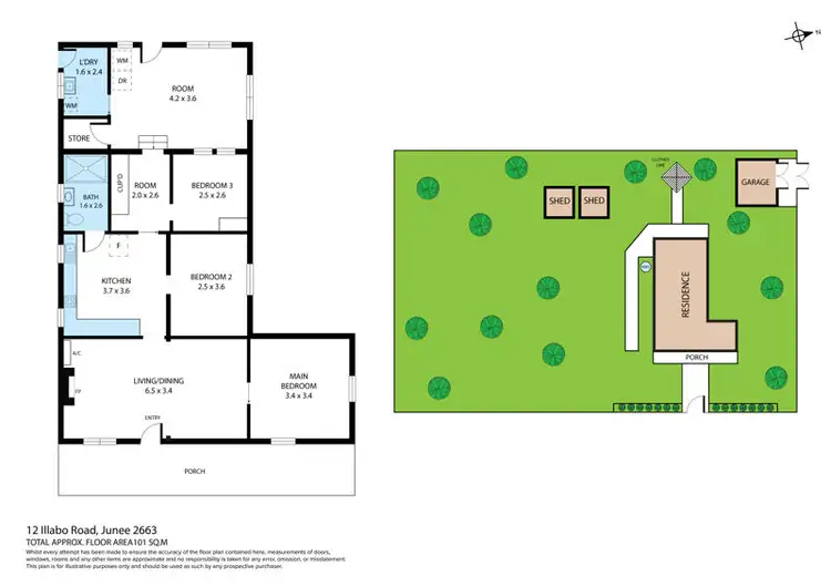 Floorplan of Homely house listing, 12 Illabo Road, Junee NSW 2663