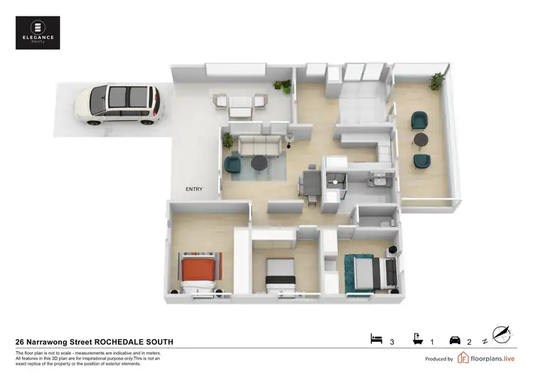 Floorplan of Homely house listing, 26 Narrawong Street, Rochedale South QLD 4123