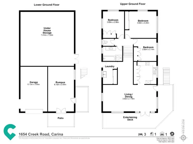 Floorplan of Homely house listing, 1654 Creek Road, Carina QLD 4152