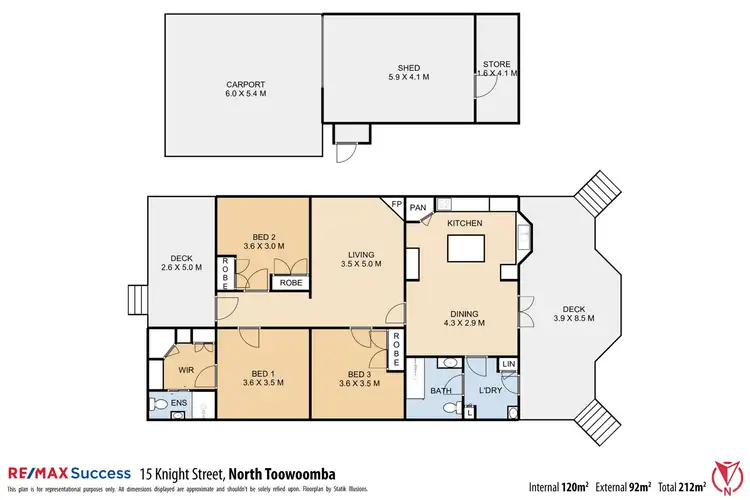 Floorplan of Homely house listing, 15 Knight Street, North Toowoomba QLD 4350