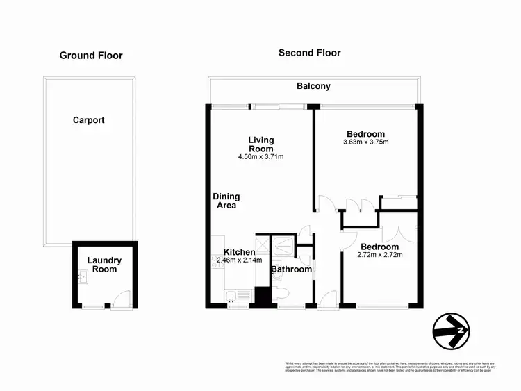 Floorplan of Homely apartment listing, 6/34 Lyon Street, Moorooka QLD 4105