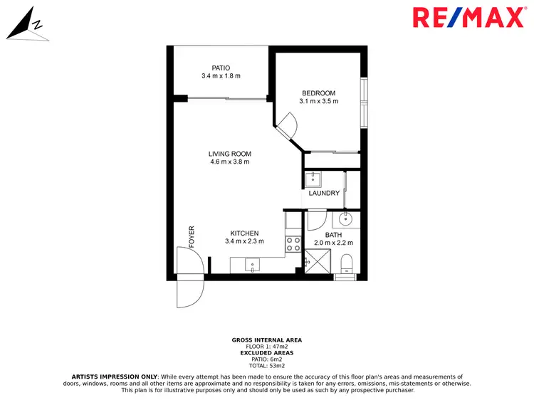 Floorplan of Homely apartment listing, 3/14-16 Nambour-Mapleton Road, Nambour QLD 4560