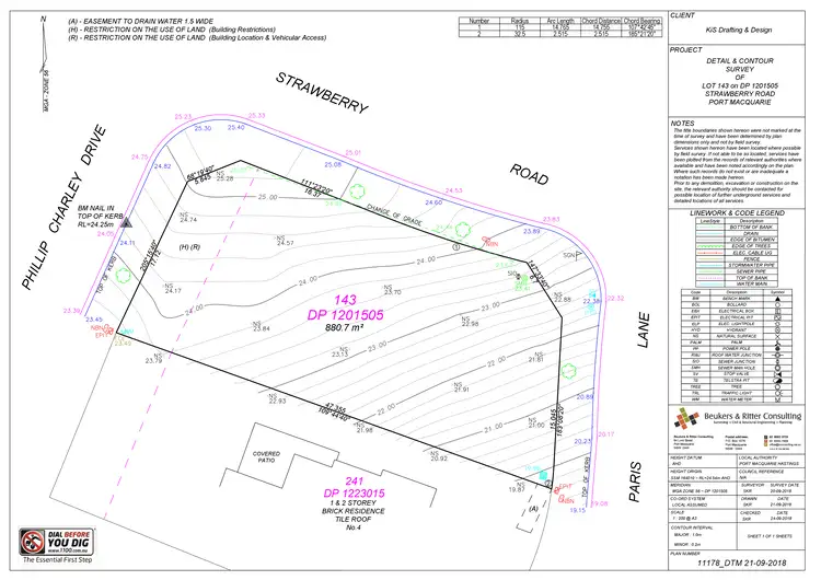 Floorplan of Homely land listing, 2 Paris Lane, Port Macquarie NSW 2444