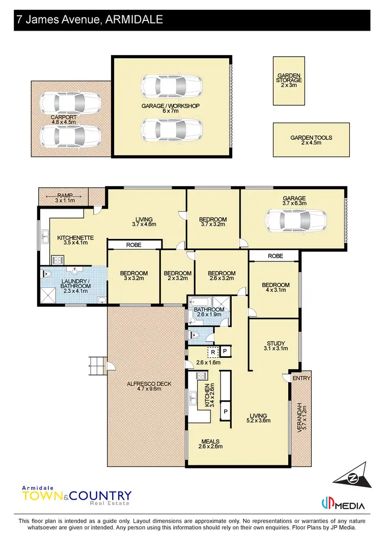 Floorplan of Homely house listing, 7 James Avenue, Armidale NSW 2350