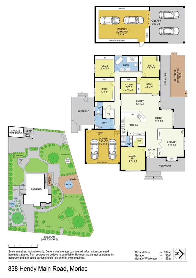 Floorplan of Homely house listing, 838 Hendy Main Road, Moriac VIC 3240