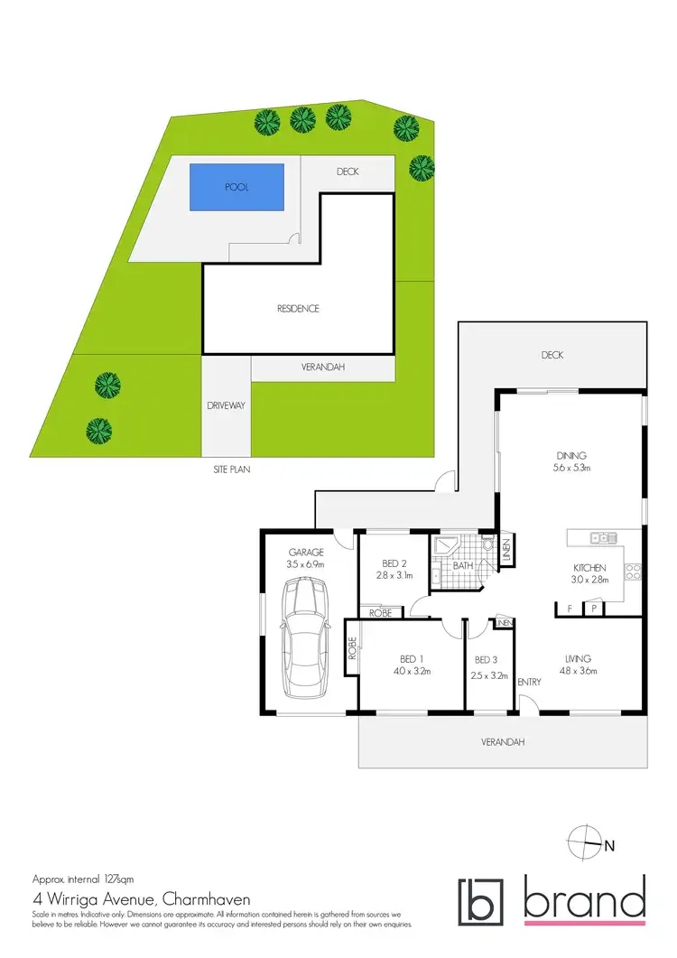 Floorplan of Homely house listing, 4 Wirriga Avenue, Charmhaven NSW 2263