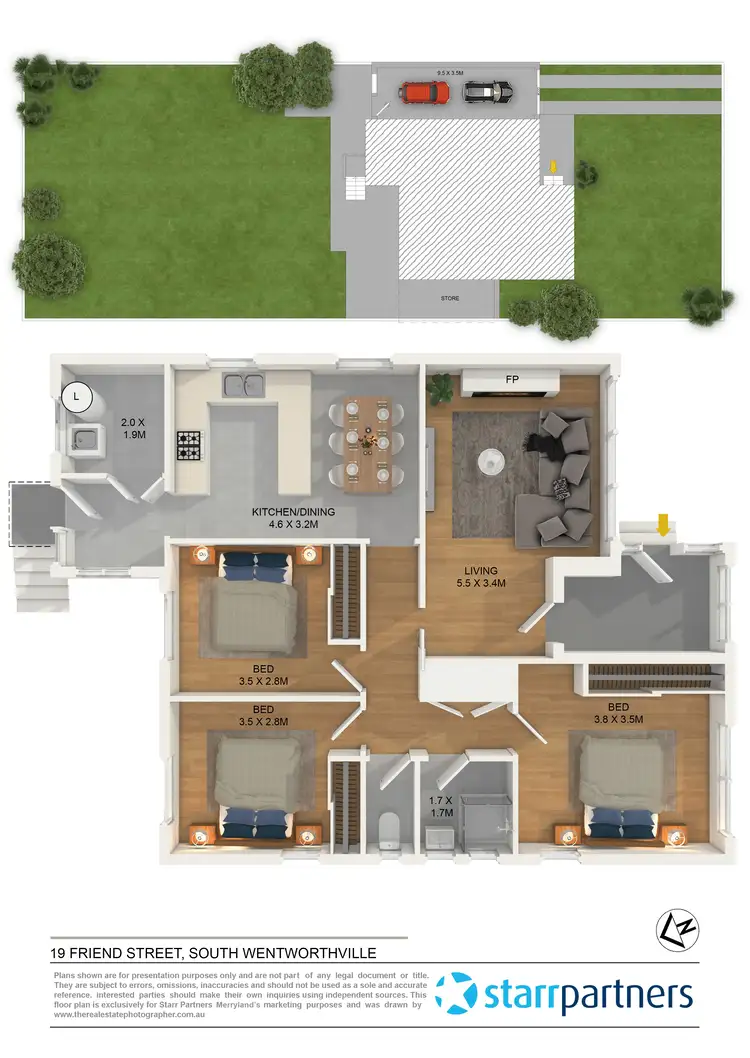 Floorplan of Homely house listing, 19 Friend Street, South Wentworthville NSW 2145