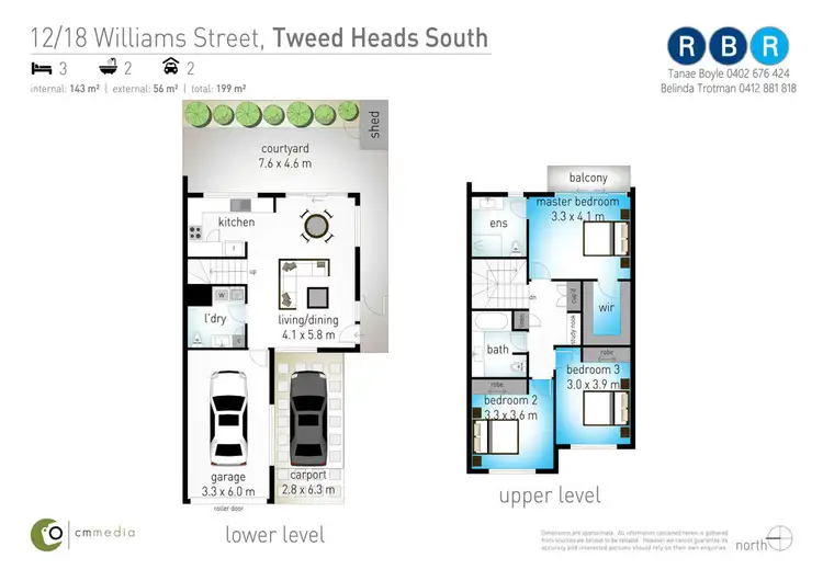 Floorplan of Homely apartment listing, 12/18 William Street, Tweed Heads South NSW 2486
