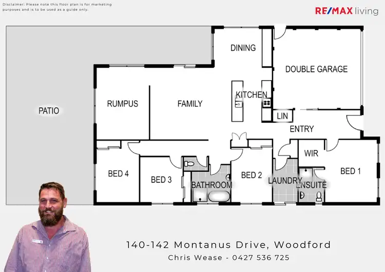 Floorplan of Homely house listing, 140-142 Montanus Drive, Woodford QLD 4514