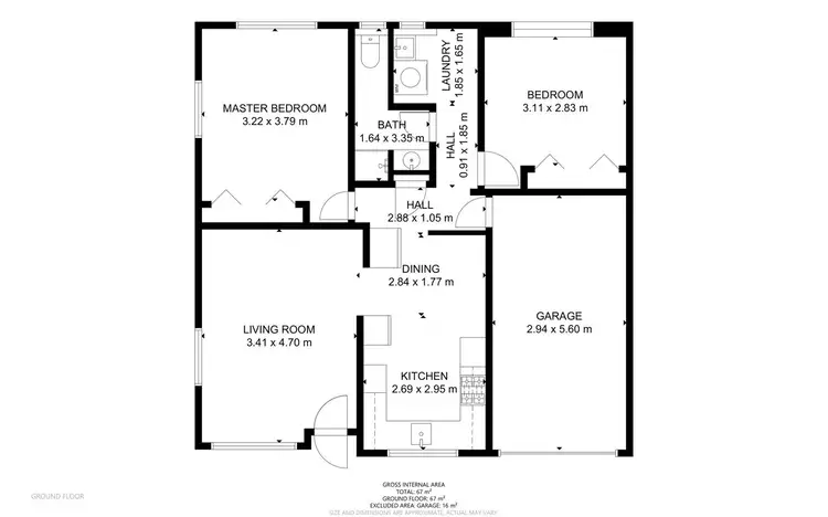 Floorplan of Homely unit listing, 8/299 James Street, Toowoomba City QLD 4350