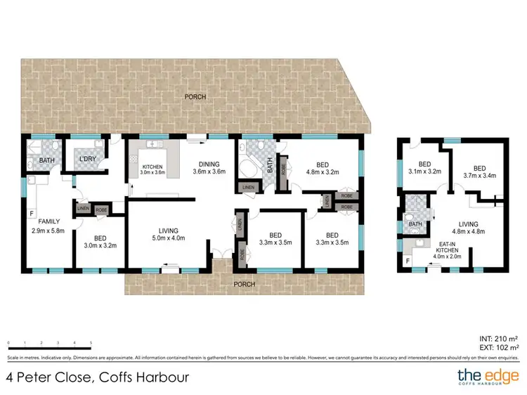 Floorplan of Homely house listing, 4 Peter Close, Coffs Harbour NSW 2450