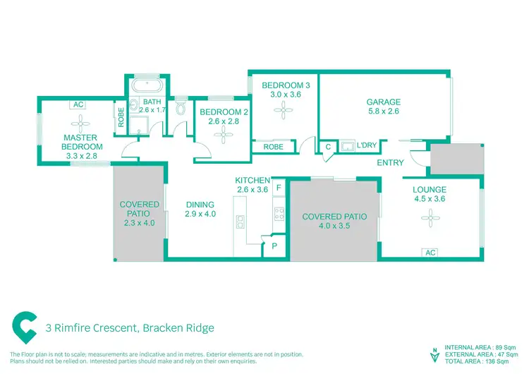 Floorplan of Homely house listing, 3 Rimfire Crescent, Bracken Ridge QLD 4017