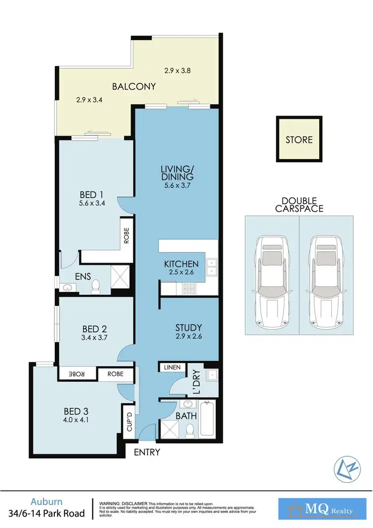 Floorplan of Homely house listing, 34/ 6-14 Park Road, Auburn NSW 2144