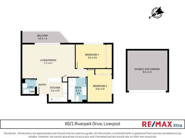 Floorplan of Homely unit listing, 65/1 Riverpark Drive, Liverpool NSW 2170