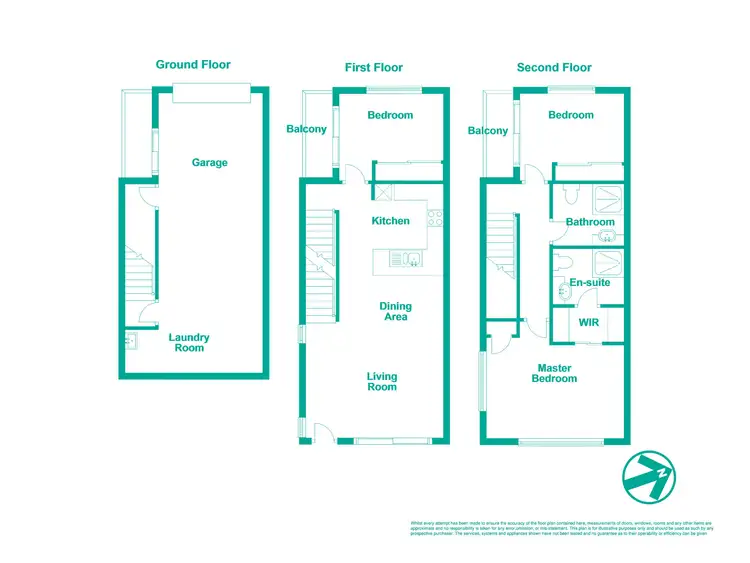 Floorplan of Homely townhouse listing, 9/4 Rhiana Street, Pimpama QLD 4209