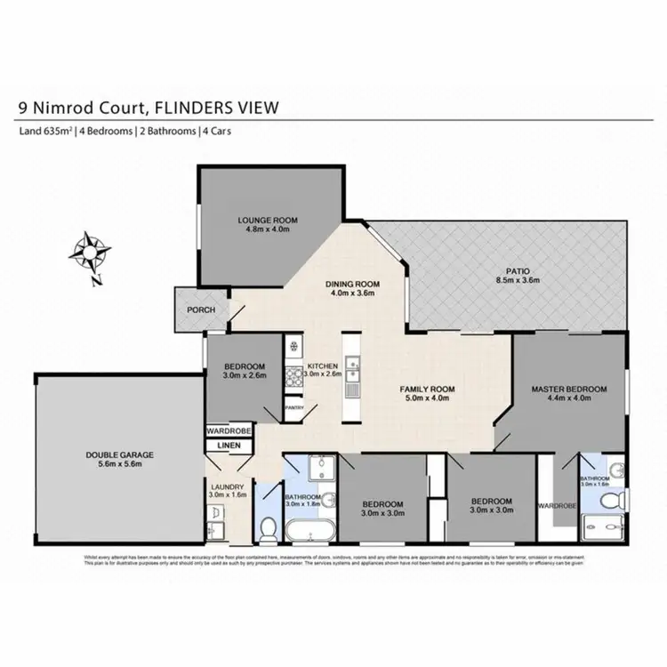 Floorplan of Homely house listing, 9 Nimrod Court, Flinders View QLD 4305