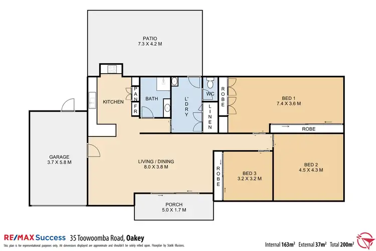 Floorplan of Homely house listing, 35 Toowoomba Road, Oakey QLD 4401