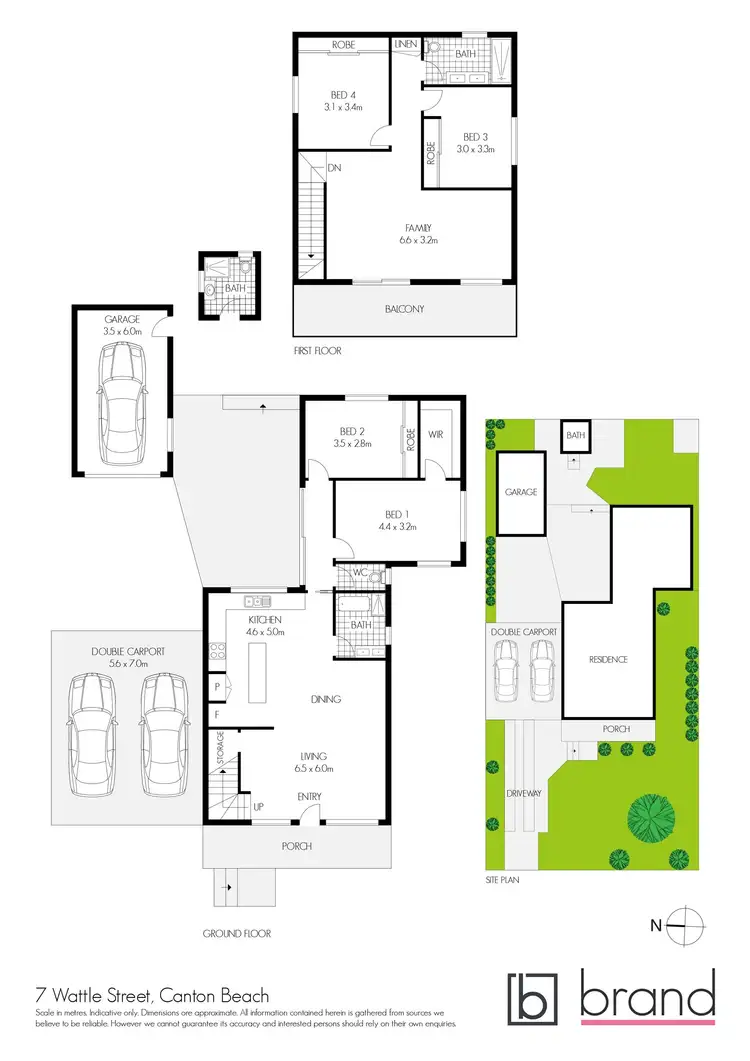Floorplan of Homely house listing, 7 Wattle Street, Canton Beach NSW 2263
