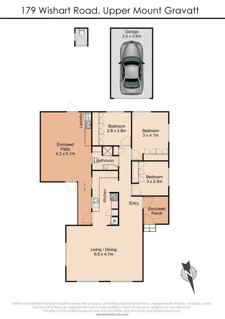 Floorplan of Homely house listing, 179 Wishart Road, Upper Mount Gravatt QLD 4122
