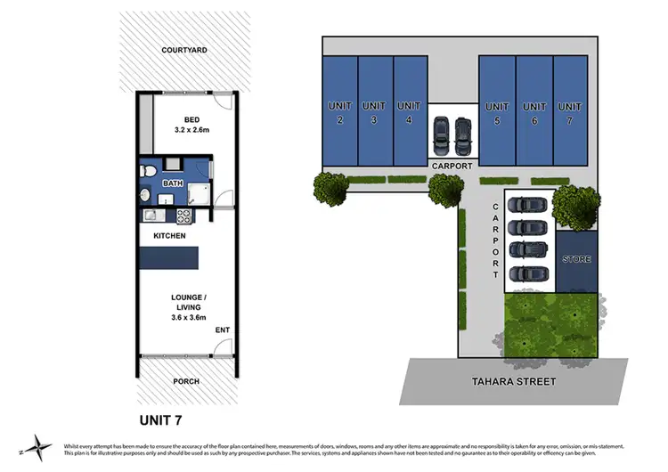 Floorplan of Homely unit listing, 7/32 Tahara Street, Hamlyn Heights VIC 3215