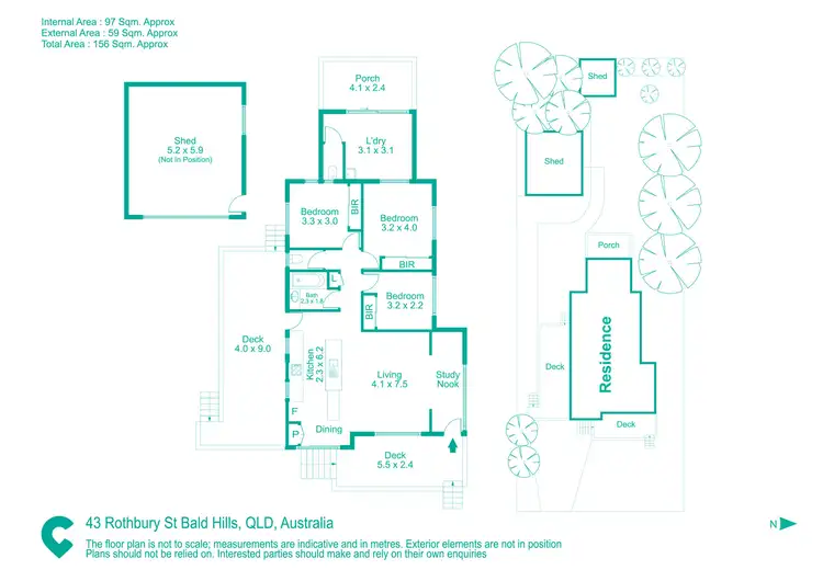 Floorplan of Homely house listing, 43 Rothbury Street, Bald Hills QLD 4036
