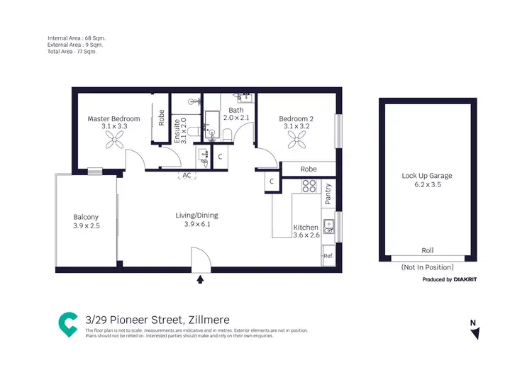 Floorplan of Homely unit listing, 3/29 Pioneer Street, Zillmere QLD 4034