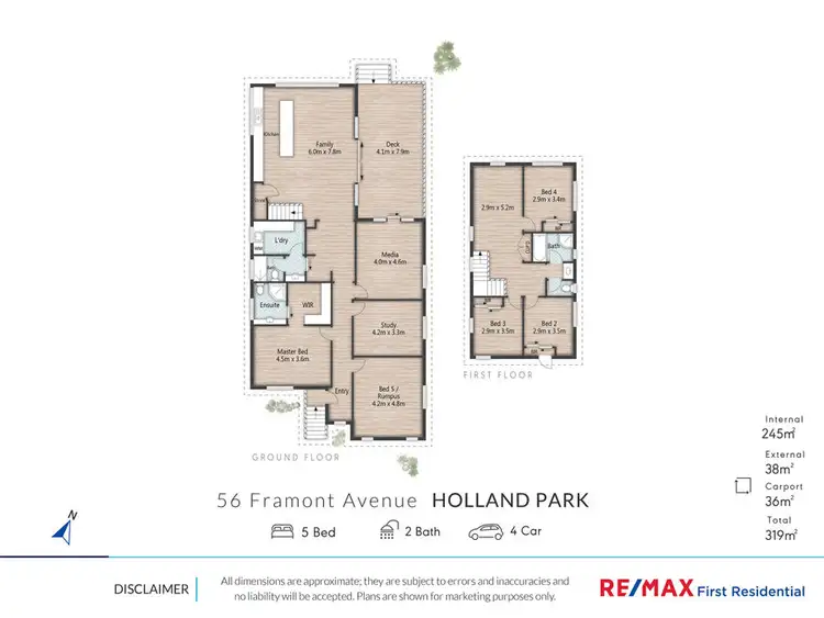 Floorplan of Homely house listing, 56 Framont Ave, Holland Park QLD 4121