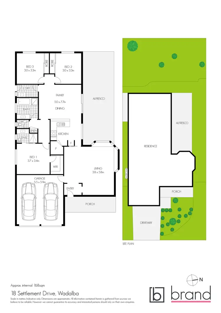 Floorplan of Homely house listing, 18 Settlement Drive, Wadalba NSW 2259