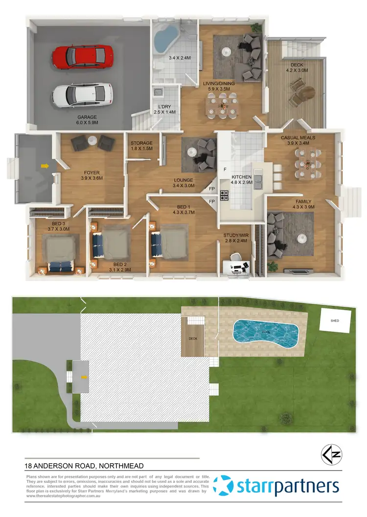 Floorplan of Homely house listing, 18 Anderson Road, Northmead NSW 2152