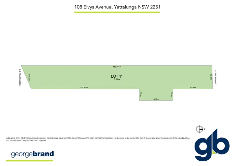 Floorplan of Homely land listing, Lot 11, 108 Elvys Avenue, Yattalunga NSW 2251