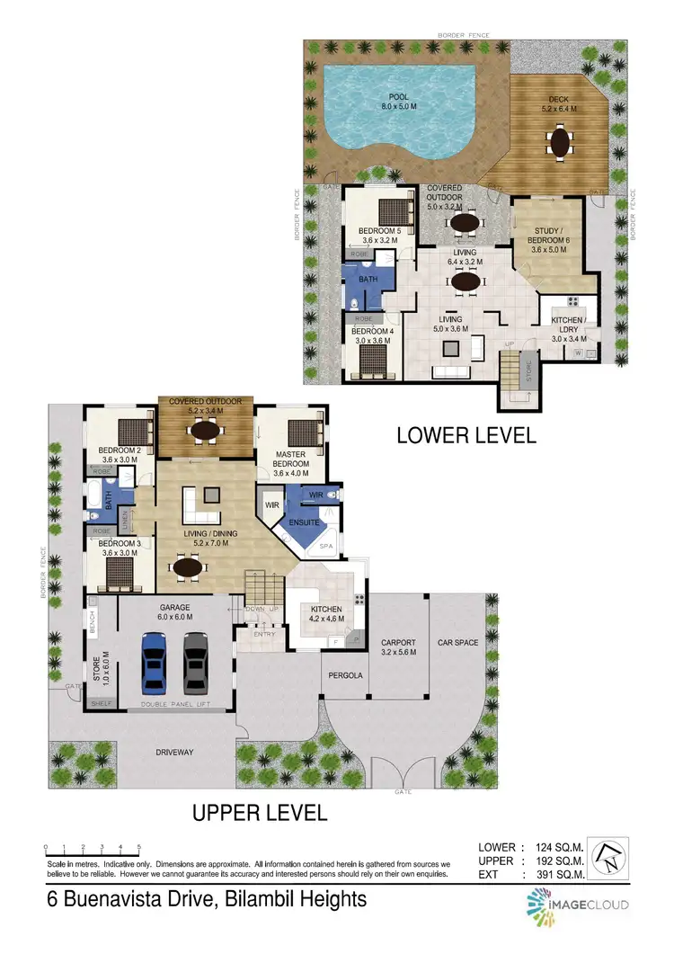 Floorplan of Homely house listing, 6 Buenavista Drive, Bilambil Heights NSW 2486