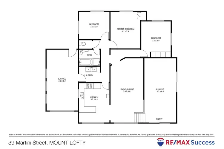 Floorplan of Homely house listing, 39 Martini Street, Mount Lofty QLD 4350