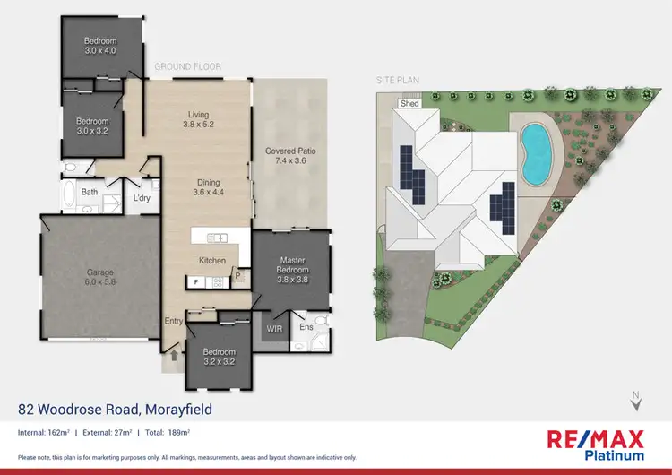 Floorplan of Homely house listing, 82 Woodrose Road, Morayfield QLD 4506