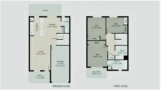 Floorplan of Homely townhouse listing, 55/40 Old Logan Road, Gailes QLD 4300
