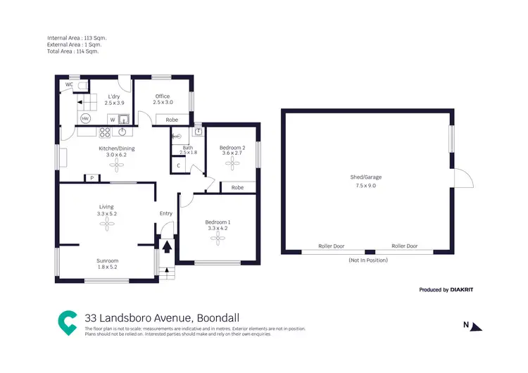 Floorplan of Homely house listing, 33 Landsboro Avenue, Boondall QLD 4034