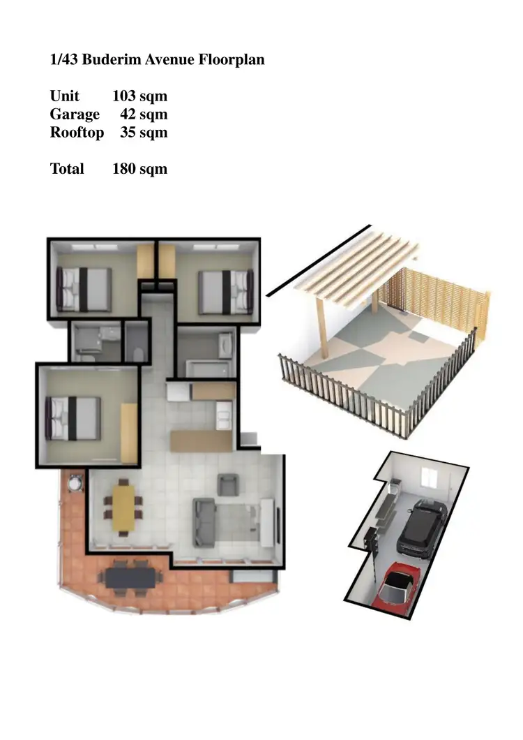 Floorplan of Homely house listing, 1/43 Buderim Avenue, Mooloolaba QLD 4557