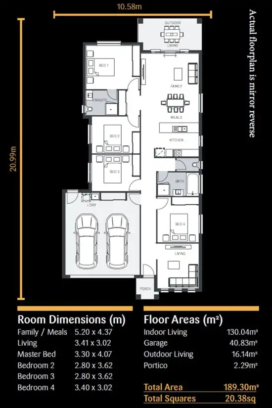 Floorplan of Homely house listing, 5 Napier Circuit, Silkstone QLD 4304