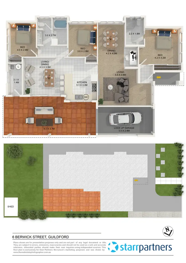 Floorplan of Homely house listing, 6 Berwick Street, Guildford NSW 2161