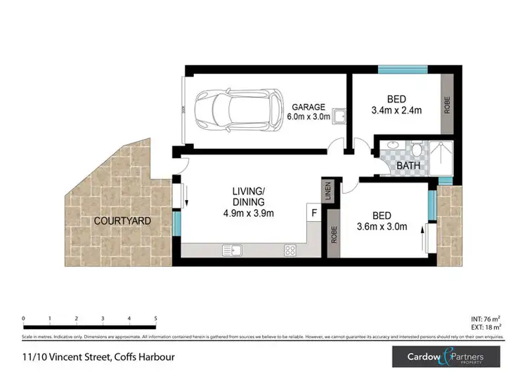 Floorplan of Homely house listing, 11/10 Vincent Street, Coffs Harbour NSW 2450