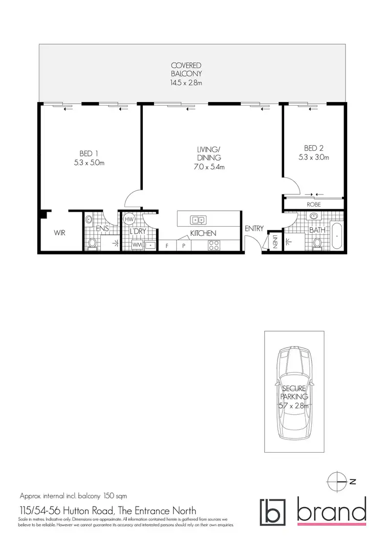 Floorplan of Homely apartment listing, 115/54-66 Hutton Road, The Entrance North NSW 2261