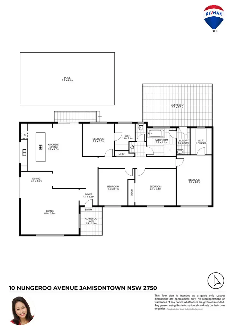 Floorplan of Homely house listing, 10 NUNGEROO AVENUE, Jamisontown NSW 2750
