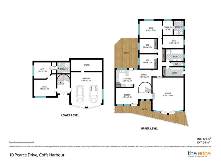 Floorplan of Homely house listing, 10 Pearce Drive, Coffs Harbour NSW 2450