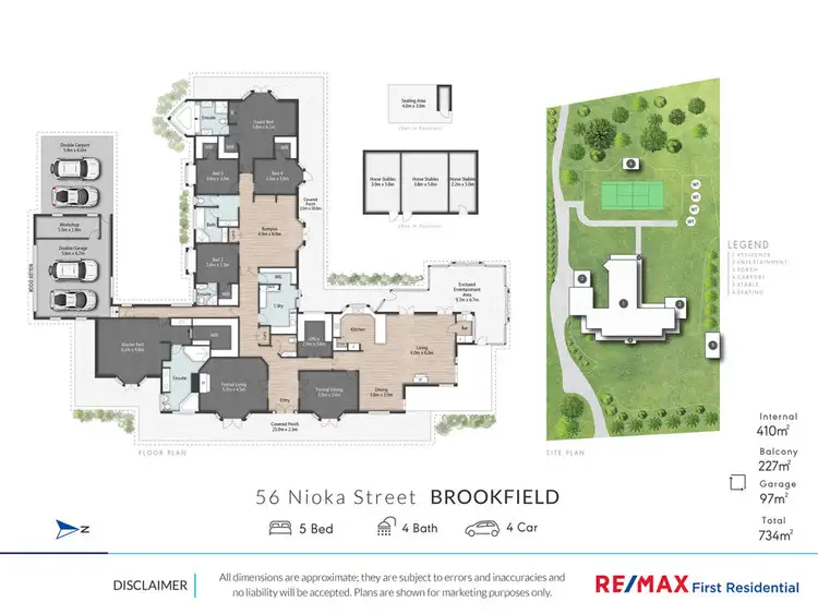 Floorplan of Homely house listing, 56 Nioka St, Brookfield QLD 4069