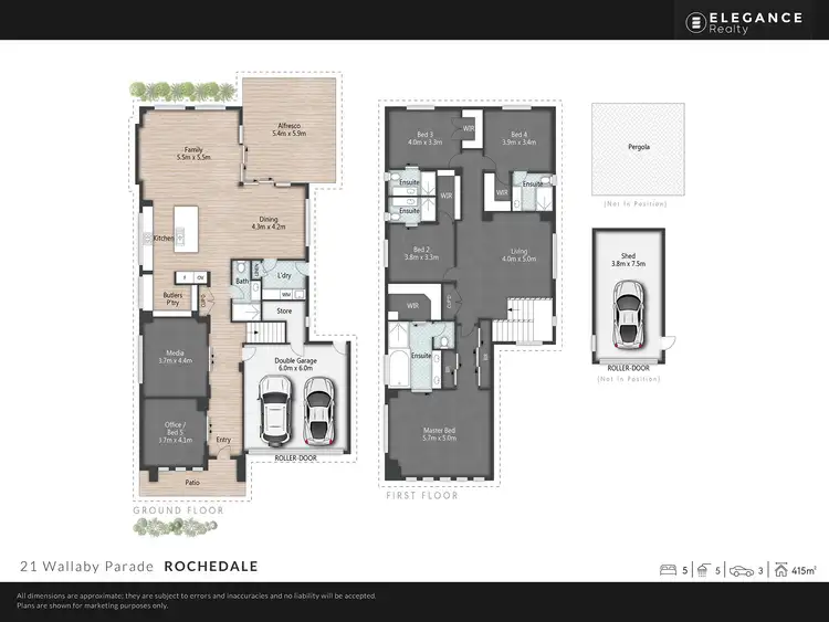 Floorplan of Homely house listing, 21 Wallaby Parade, Rochedale QLD 4123