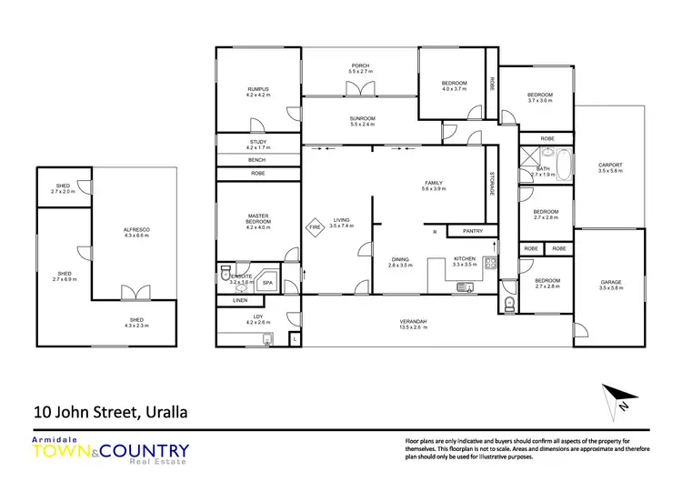 Floorplan of Homely house listing, 10 John Street, Uralla NSW 2358