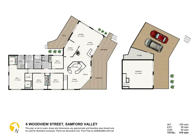 Floorplan of Homely house listing, 6 Woodview Street, Samford Valley QLD 4520